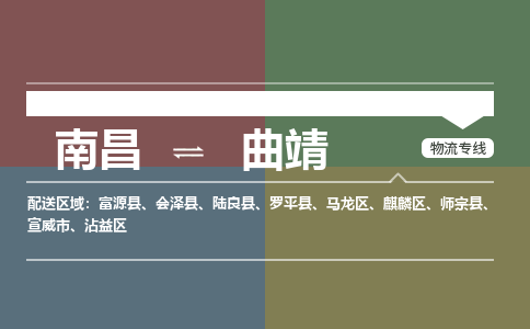 南昌到曲靖物流公司|南昌到曲靖货运专线-效率先行