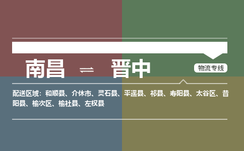 南昌到晋中物流公司|南昌到晋中货运专线-效率先行