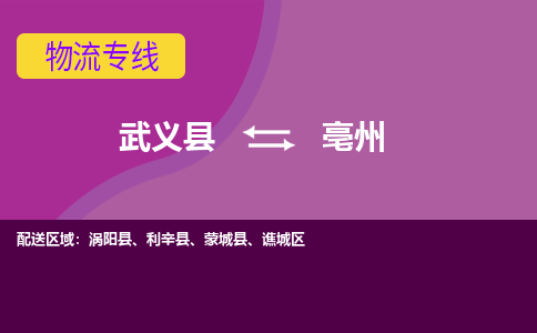 武义到亳州物流公司|武义县到亳州货运专线-效率先行