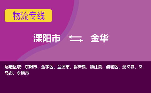 溧阳直达婺城区物流专线溧阳市直达婺城区货运专线专注物流多年