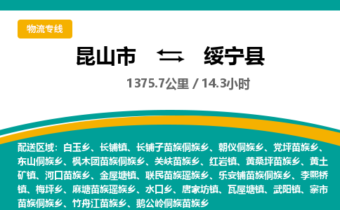 昆山到绥宁县物流公司|昆山市到绥宁县货运专线-效率先行