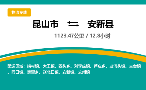昆山到安新县物流公司|昆山市到安新县货运专线-效率先行