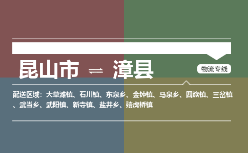 昆山到漳县物流公司|昆山市到漳县货运专线-效率先行