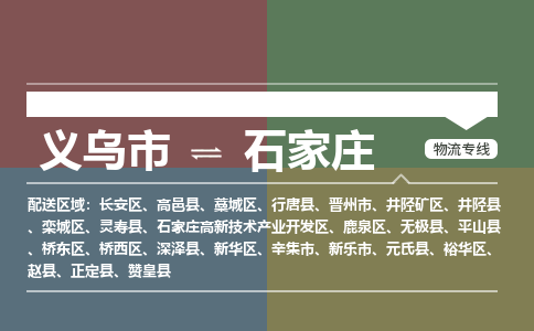 义乌到石家庄物流公司-义乌市至石家庄货运专线高安全性代理