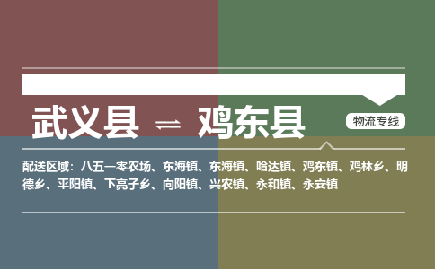 武义到鸡东县物流公司|武义县到鸡东县货运专线-效率先行
