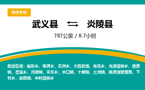 武义到炎陵县物流公司|武义县到炎陵县货运专线-效率先行