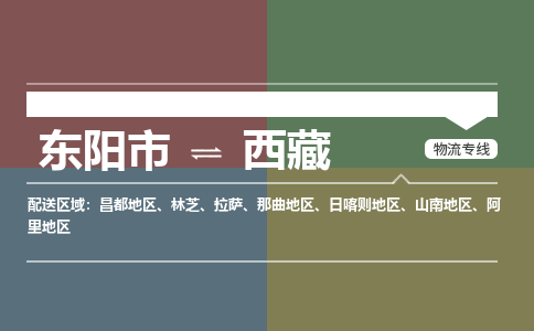东阳到西藏物流公司承接整车-零担配送东阳市到西藏货运专线-效率先行