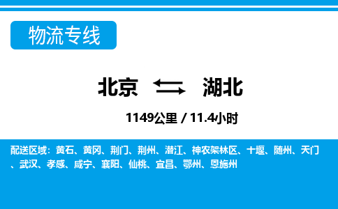 北京到湖北物流公司大件运输专线 整车直达北京到湖北货运专线-效率先行