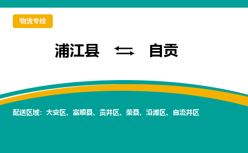 浦江到自贡物流公司|浦江县到自贡货运专线-效率先行