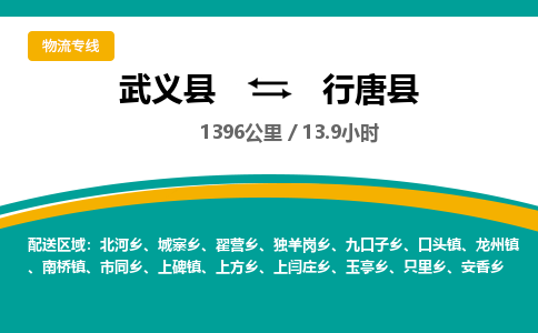 武义到行唐县物流公司|武义县到行唐县货运专线-效率先行