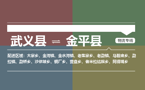 武义到金平县物流公司|武义县到金平县货运专线-效率先行