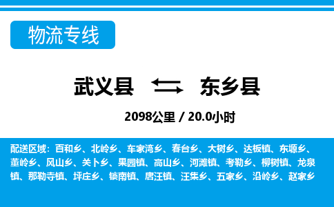 武义到东乡县物流公司|武义县到东乡县货运专线-效率先行