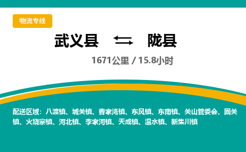 武义到陇县物流公司|武义县到陇县货运专线-效率先行