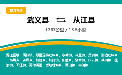 武义到从江县物流公司|武义县到从江县货运专线-效率先行