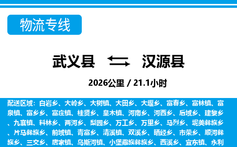 武义到汉源县物流公司|武义县到汉源县货运专线-效率先行