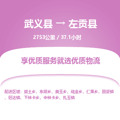 武义到左贡县物流公司|武义县到左贡县货运专线-效率先行