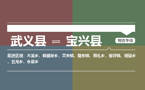 武义到宝兴县物流公司|武义县到宝兴县货运专线-效率先行
