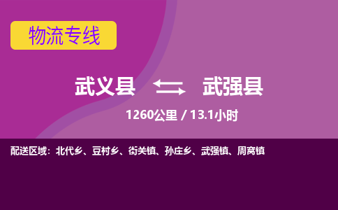 武义到武强县物流公司|武义县到武强县货运专线-效率先行