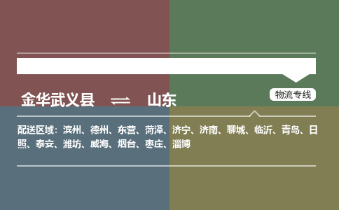 推送武义至山东物流专线_金华武义县到山东物流公司零担整车定制化服务