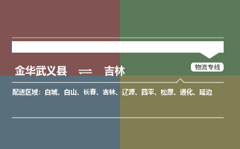 推送武义至吉林物流专线_金华武义县到吉林物流公司零担整车定制化服务