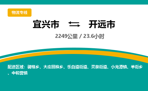 找整车运输：宜兴到开原市物流公司，托运物流专线2025讲信誉+排名一览