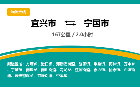 找整车运输：宜兴到宁国市物流公司，托运物流专线2025讲信誉+排名一览