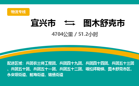 找整车运输：宜兴到图木舒克市物流公司，托运物流专线2025讲信誉+排名一览