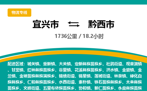 找整车运输：宜兴到黔西市物流公司，托运物流专线2025讲信誉+排名一览
