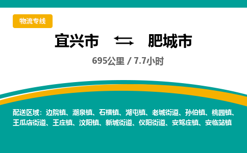 找整车运输：宜兴到肥城市物流公司，托运物流专线2025讲信誉+排名一览