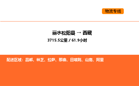 运输零担丽水到西藏货运公司-专线直达-急货24小时送达